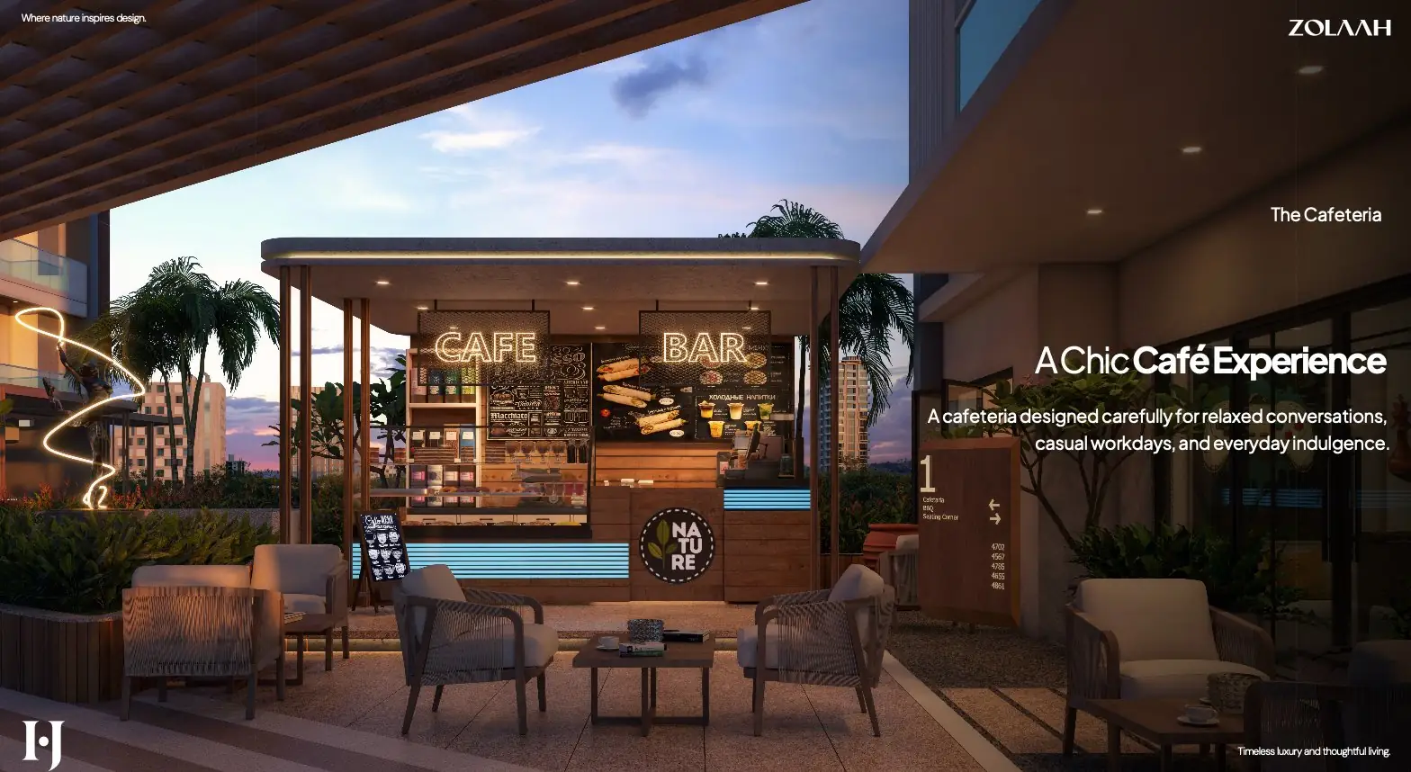 The Cafeteria – A Chic Café Experience at Zolaah
